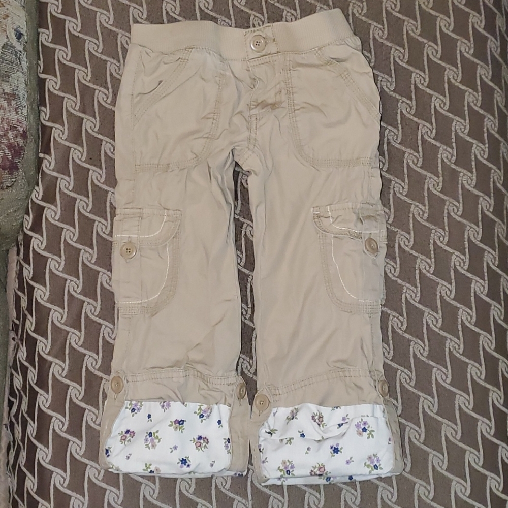 George Pretty Floral Clam Diggers